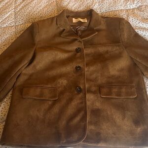 OAK + FORT Rich Brown Women's Blazer